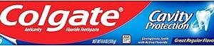 Cavity Protection Regular Fluoride Toothpaste, White, 6 oz