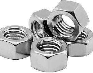 Beduan 100PCS 1/4"-20 Nuts 18-8 304 (A2-70) Stainless Hardware Nuts Commercial Grade for Boats Dock Car