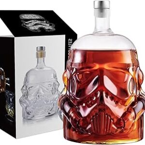Whiskey Decanter Personalized Flask Carafe Lead-Free Decanters for Bourbon, Scotch Whisky, Cognac, Tequila Christmas Gifts for Men