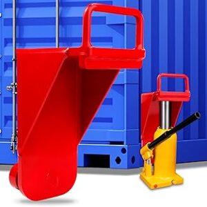 Shipping Container Jack Lug Leveler, Heavy Duty Storage Container Leveler Booster, 80000 LBS Capacity, Anti Slip Design for Sea Jack Stand