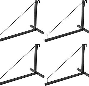 4 Pack Container Shelf Bracket, Shipping Container Brackets with 18.98"(D) x13.58(H), Cargo Container Shelving Bracket, Shipping Container Shelf Brackets Easy to Hang and Remove