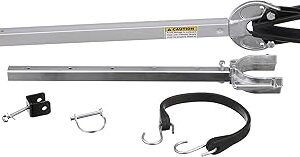 Attwood SP-400-RB Adjustable Transom Saver, 23 to 35 Inches, Composite Head Holds Engine, Roller and Trailer Mounts
