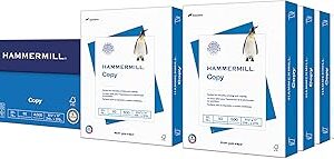 Hammermill Printer Paper, 20 Lb Copy Paper, 8.5 x 11 - 8 Ream (4,000 Sheets) - 92 Bright, Made in the USA