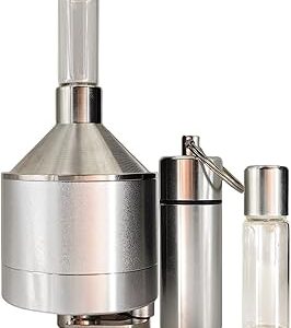 Kitchen Spice Grinder【Superfine Grinding】Pepper Grinder Set, Silver1