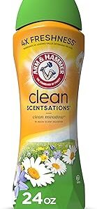 ARM & HAMMER Clean Scentsations In-Wash Scent Booster, Laundry Scent Booster Clean Meadow scent, 24 Oz
