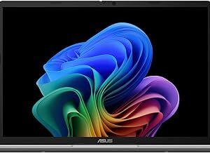 ASUS Vivobook 14 Laptop, 14” WUXGA 60Hz Display, Qualcomm Snapdragon X, Qualcomm Adreno GPU, 16GB RAM, 512GB SSD, Windows 11, Cool Silver, X1407QA-BS56
