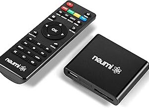 NEUMI Atom 1080P Full-HD Digital Media Player for USB Drives and SD Cards, HEVC/H.265, HDMI and Analog AV, Automatic Playback, Looping, Trigger Capability