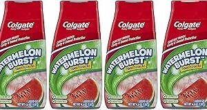 Colgate Anticavity Kids Toothpaste with Fluoride for Ages 2+, Watermelon Burst Flavor - 4.6 Ounce (4 Pack)