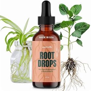 Root Drops - Liquid Rooting Hormone | Fast Propagation, Stronger Roots, Less Shock | Works in Water, Soil, Leca, Moss | for All Indoor Houseplants Like Pothos, Monstera, Philodendron (4 oz)