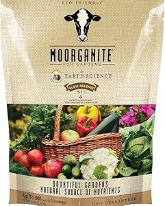 Earth Science – Moorganite – All Purpose Lawn and Garden Care – Multi-Purpose, Slow Release Lawn Care – 5 Pound Bag – Amazon Exclusive Size